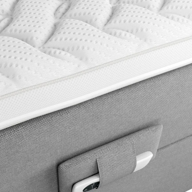 Elevationsseng 180x200 GOLD E45 Grå-23