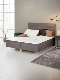 Elevationsseng 180x200 GOLD E50 latex Grå-21