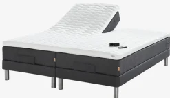 Elevationsseng 180x200 GOLD E40 memory Grå-40