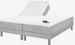 Elevationsseng 180x200 GOLD E40 memory Grå-27