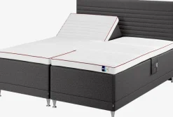 Elevationsseng 180x200 TEMPRAKON E250 Grå-47