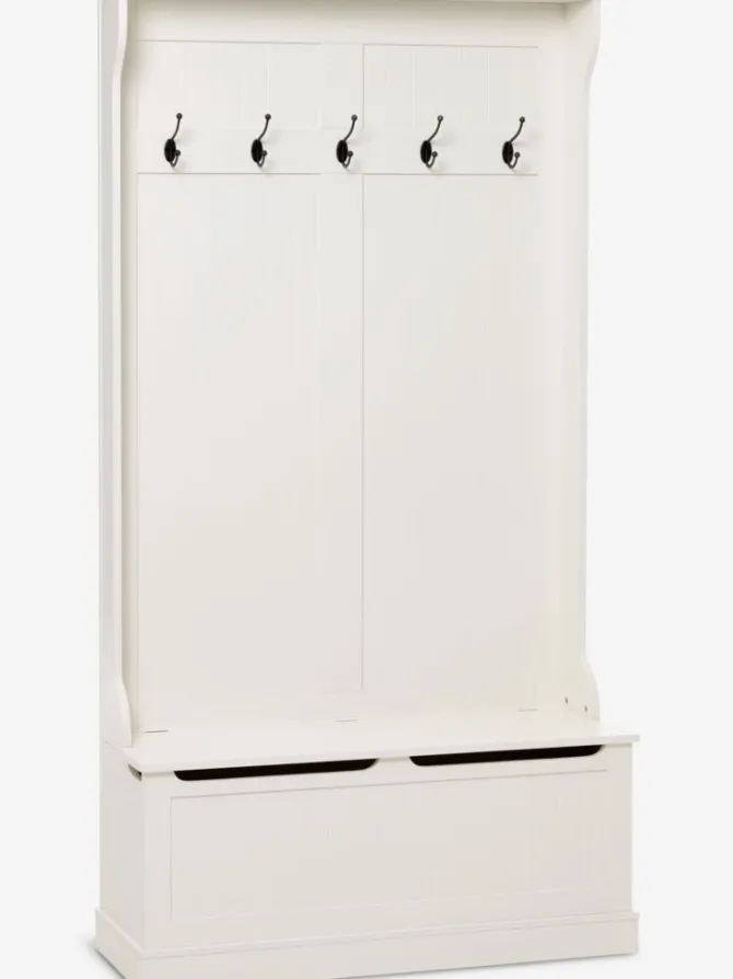 Entremøbel EGEBY m/bænk hvid