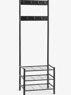 Entremøbel ELVERUM 3 hylder sort stål