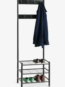 Entremøbel ELVERUM 3 hylder sort stål