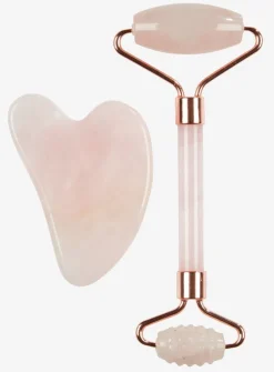 Face roller & massage sten VALLSTA rosa