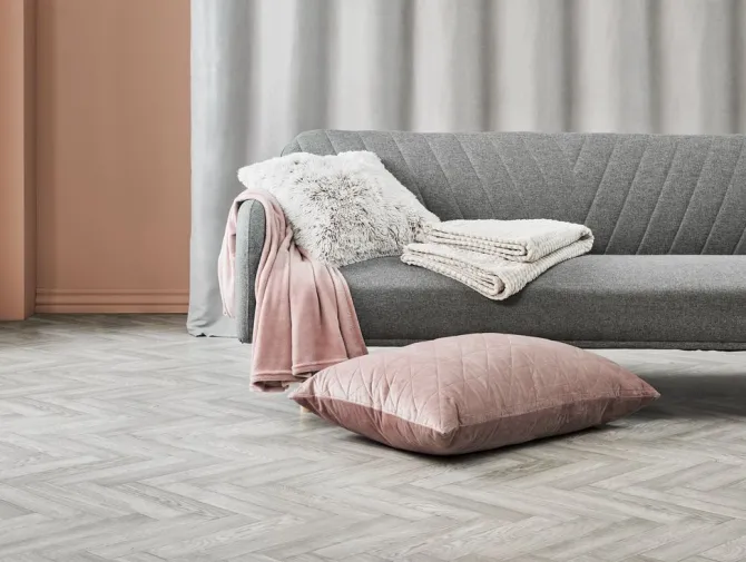 Fleeceplaid DRAGEHODE 140x200 rosa