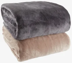 Fleeceplaid GULSKOLM 220x240 taupe