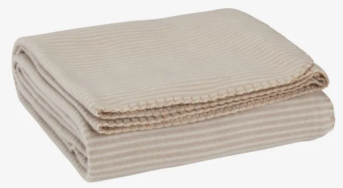 Fleeceplaid KNAPPSIV 120x160 assorteret