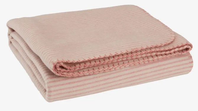 Fleeceplaid KNAPPSIV 120x160 assorteret