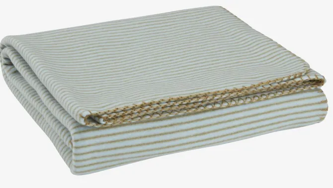 Fleeceplaid KNAPPSIV 120x160 assorteret