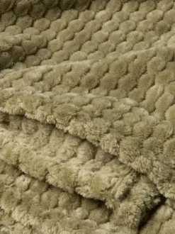 Fleeceplaid ROSENVIAL 130x160 grøn