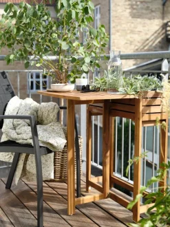 Foldebord VANDREFALK 64x63 hårdttræ