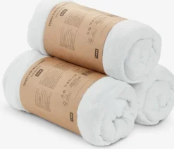 Frotté faconlagen TINDRA 90x200x30 hvid