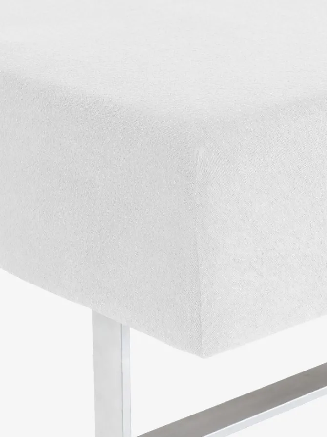 Frotté faconlagen TINDRA 90x200x30 hvid