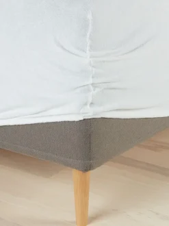 Frotté faconlagen TORA 90x200x35 hvid