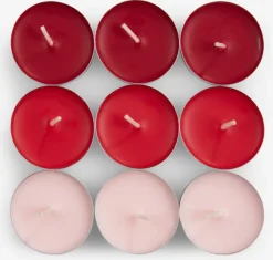 Fyrfadslys KENNI 18 stk/pk jordbær