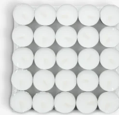 Fyrfadslys REGNER 50 stk/pk hvid