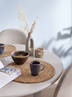 Fyrfadsstage ANDERAS Ø8xH7cm sand