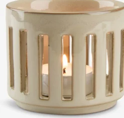 Fyrfadsstage ANDERAS Ø8xH7cm sand