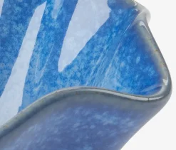 Fyrfadsstage DARIAN Ø12xH6cm blå