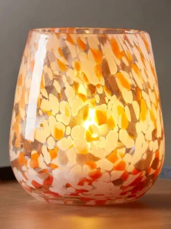 Fyrfadsstage SVENDSEN Ø9xH10cm glas