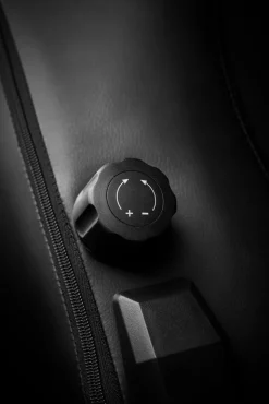 Gamer-stol ABILDAA sort kunstlæder