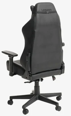 Gamer-stol ABILDAA sort kunstlæder