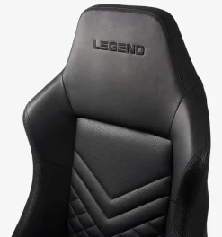 Gamer-stol ABILDAA sort kunstlæder