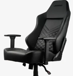 Gamer-stol ABILDAA sort kunstlæder