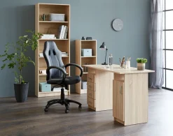 Gamer-stol AGGESTRUP grå kunstlæder/sort mesh