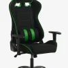 Gamer-stol LAMBJERG sort mesh/grøn