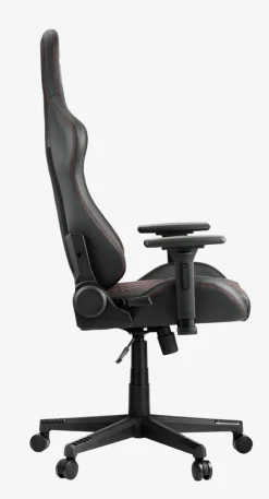 Gamer-stol NIBE sort kunstlæder/rød