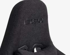 Gamer-stol NIBE sort stof/sort