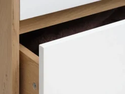 Garderobeskab BILLUND 80x193 hvid/eg