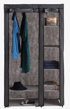 Garderobeskab DAMHUS 100x174 mørkegrå
