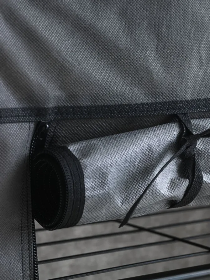 Garderobeskab DAMHUS 149x174 mørkegrå