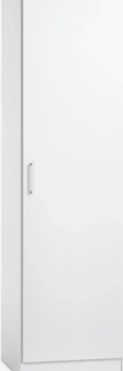 Garderobeskab FANDRUP 50x176 1 låge hvid