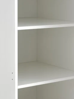 Garderobeskab FANDRUP 97x176 2 låger 3 skuffer hvid