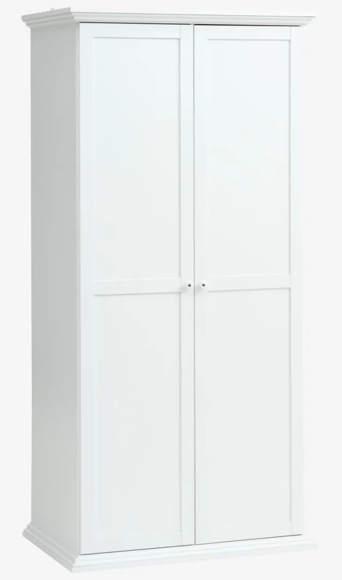 Garderobeskab FREDENSBORG 96x200 hvid