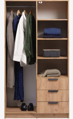 Garderobeskab JENSLEV 96x176 eg