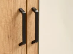 Garderobeskab LINTRUP 157x220 3 låger egefarve