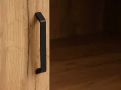 Garderobeskab LINTRUP 109x220 2 låger egefarve