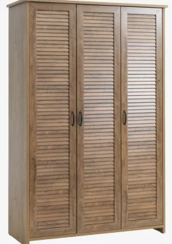 Garderobeskab MANDERUP 128x199 3 låger vild eg farve