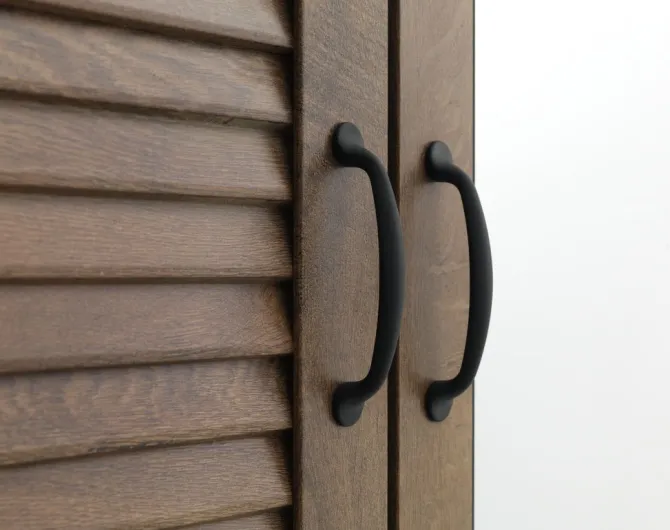 Garderobeskab MANDERUP 166x210 3 låger vild eg farve