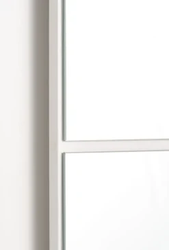 Garderobeskab ODDER 179x201 3 skydedøre m/spejl hvid