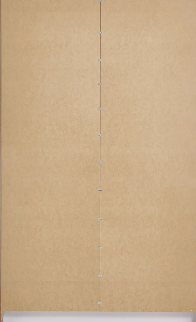 Garderobeskab ODDER 120x201 2 skydedøre m/spejl hvid