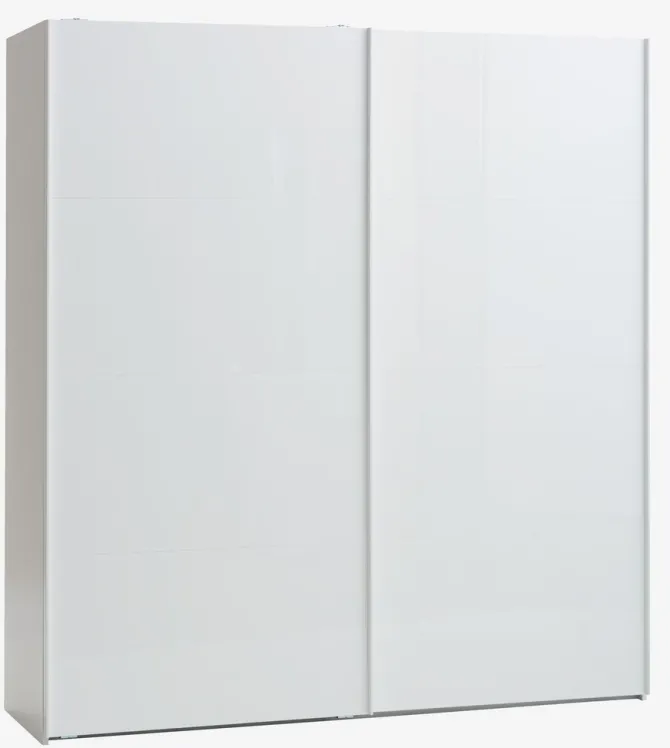 Garderobeskab TARP 202x221 højglans/hvid
