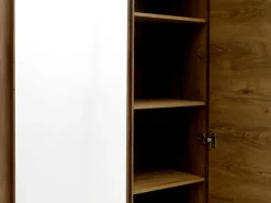 Garderobeskab VEDDE 220x197 m/spejl vild eg