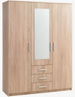 Garderobeskab VELLERUP 151x200 kombi eg