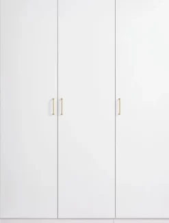 Garderobeskab VIBY 150x200 3 låger hvid